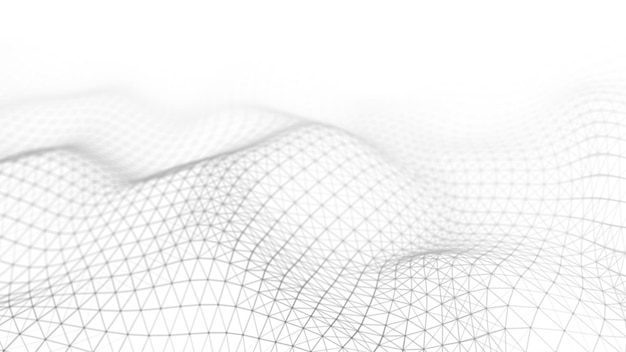 Vector technology background Plexus effect Abstract polygonal background with connecting dots and lines Connection technology background