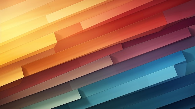 Vintage Background with Rainbow Stripes