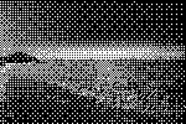 vintage retro bitmap background vintage poster with halftone texture and pixelated grain