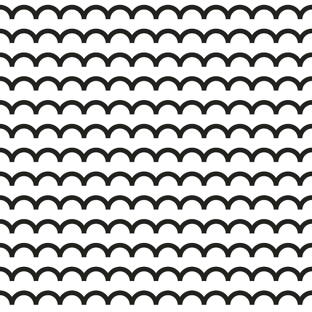 Wave line png pattern transparent background black seamless