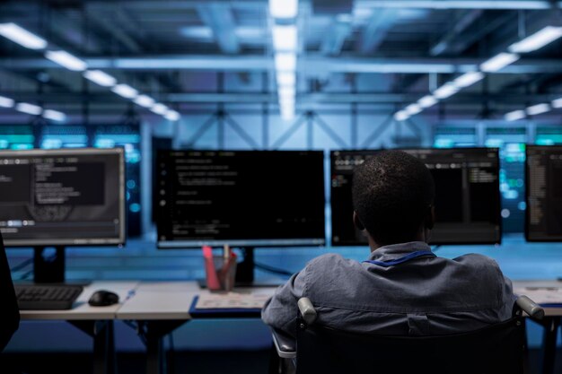 Wheelchair user safeguarding data center establishment infrastructure