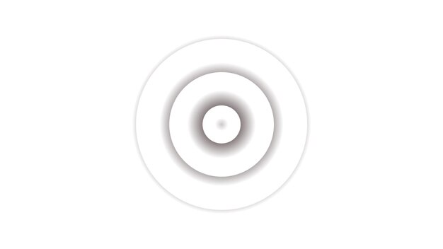 White Radio wave signal Isolated on Black background