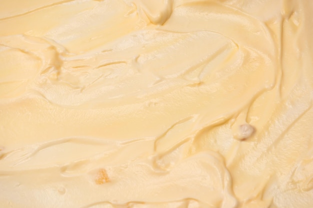 white whipped cream texture top view