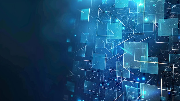 world futuristic high tech corporate business technology background