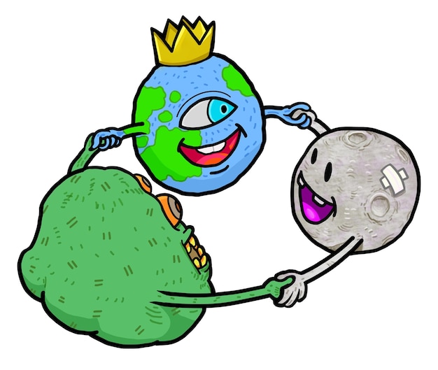 World peace cartoon png sticker transparent background