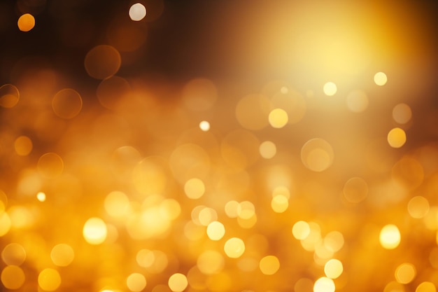 Yellow Bokeh Background Yellow Bokeh Wallpaper Yellow Bokeh Light Background Bokeh Background Blur background golden yellow bokeh background Bokeh effect background AI Generative