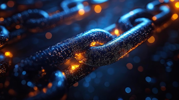 ZoomedIn Image of an Encrypted Blockchain Transaction with Layers of Cybersecurity Encryption