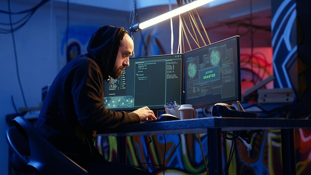 Cheerful cybercriminal excited after stealing passwords