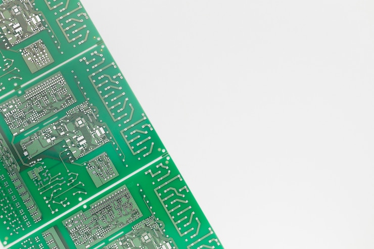 Miễn phí Photo close-up circuit board with copy space