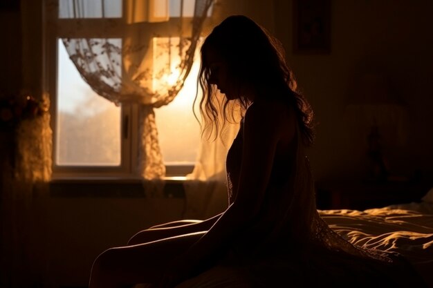 close up on person suffering from depression