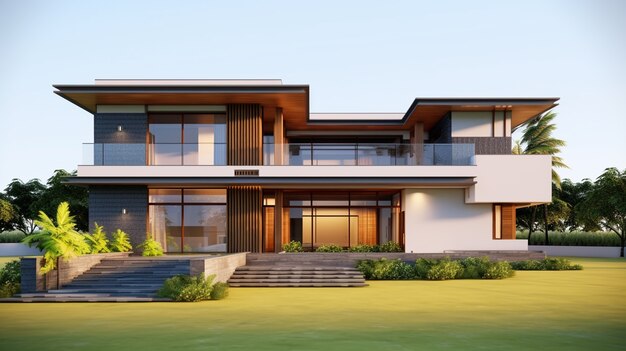 kết xuất 3D mô hình nhà