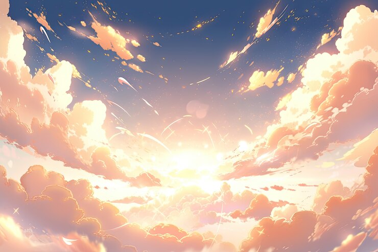 Miễn phí Photo mây theo phong cách anime