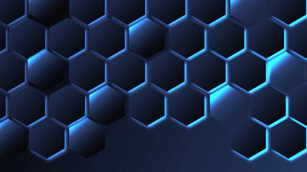 Neon hex backgrounds for networking