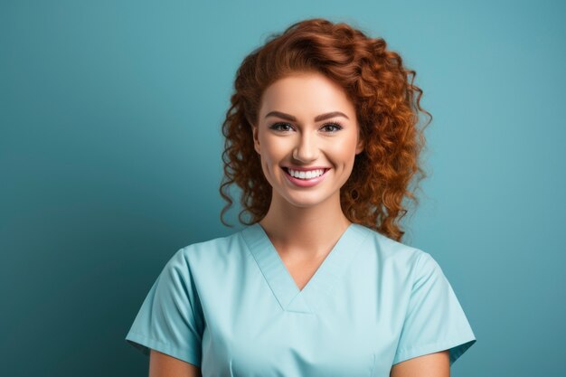 nurse portrait in hospital