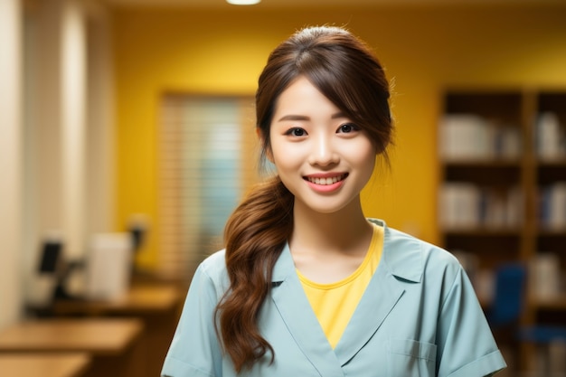 nurse portrait in hospital