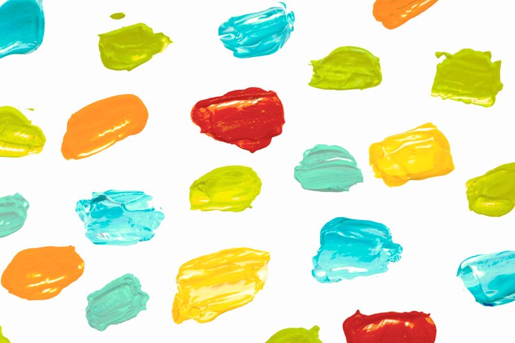Miễn phí Photo paint smear textured background in colorful pattern for kids