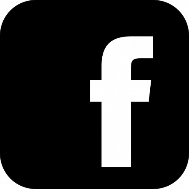 Facebook logo met afgeronde hoeken