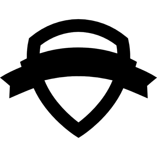 Escudo con una bandera