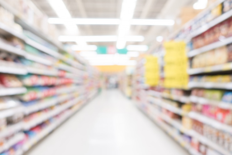 Ilmainen Kuva epätarkka abstrakti supermarketti