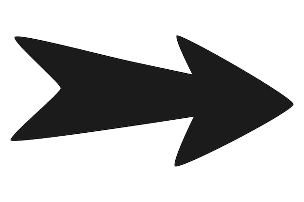 arrow illustration isolated