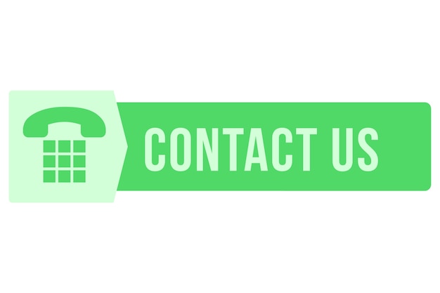 contact us label illustration