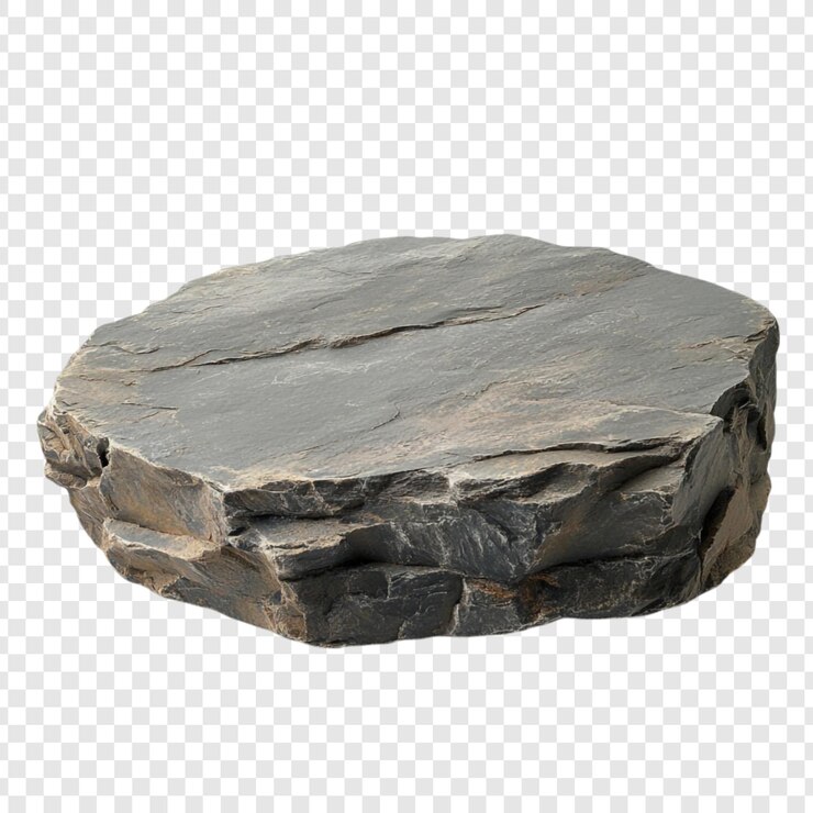 Ilmainen PSD grey rock formation a natural stone platform