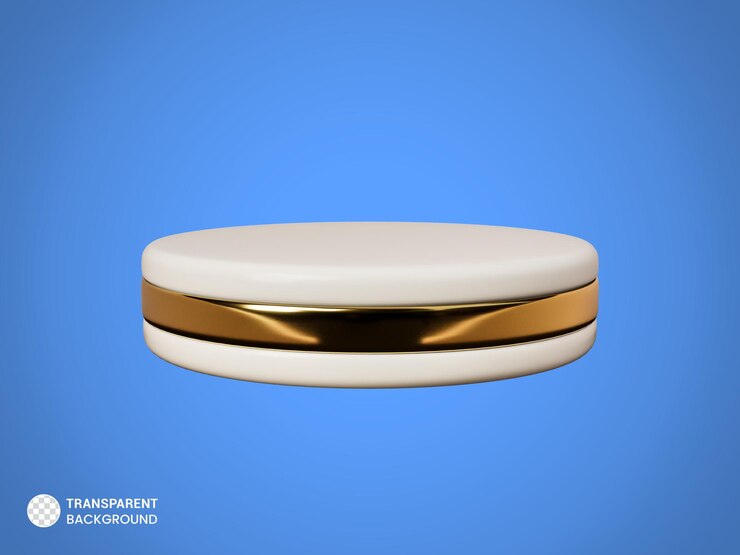 Ilmainen PSD product presentation podium with background 3d rendering