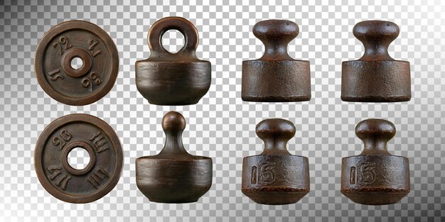 vintage weight set for fitness enthusiasts