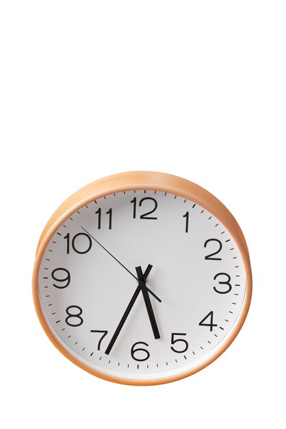 Wall clock isolated