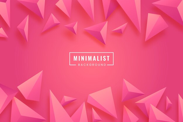 3d triangle background with vivid colors
