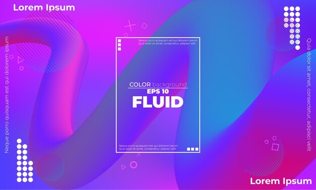 abstract background shape organic fluid colorful