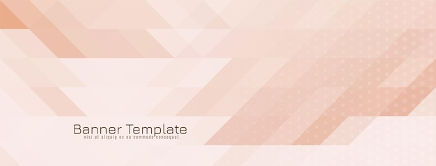 abstract geometric triangular mosaic pattern banner design