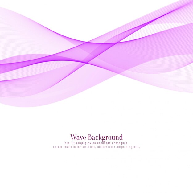 abstract pink wave stylish background
