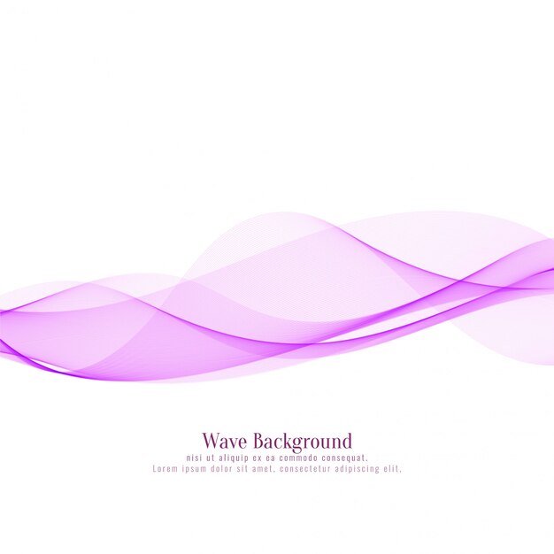 abstract pink wave stylish background