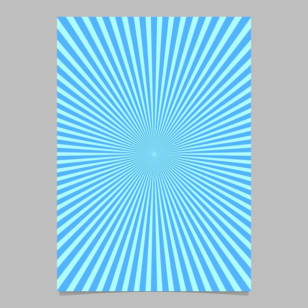 Abstract sunburst brochure design template