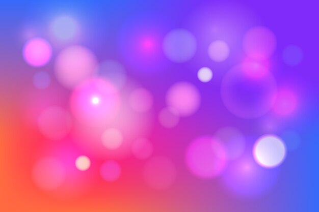 background gradient with bokeh effect