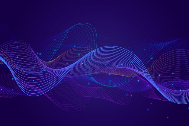 Background wavy design