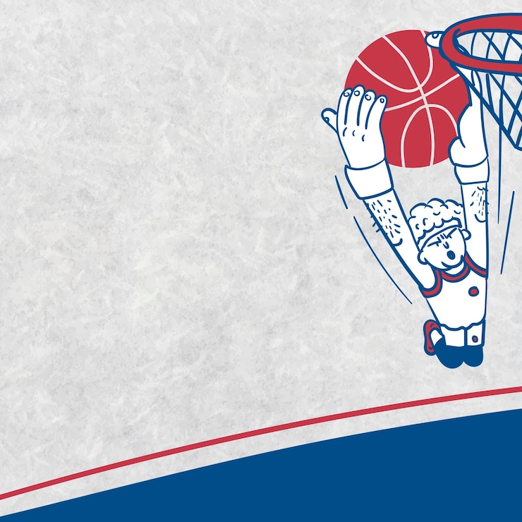 Ilmainen Vektori basketball player shooting vector