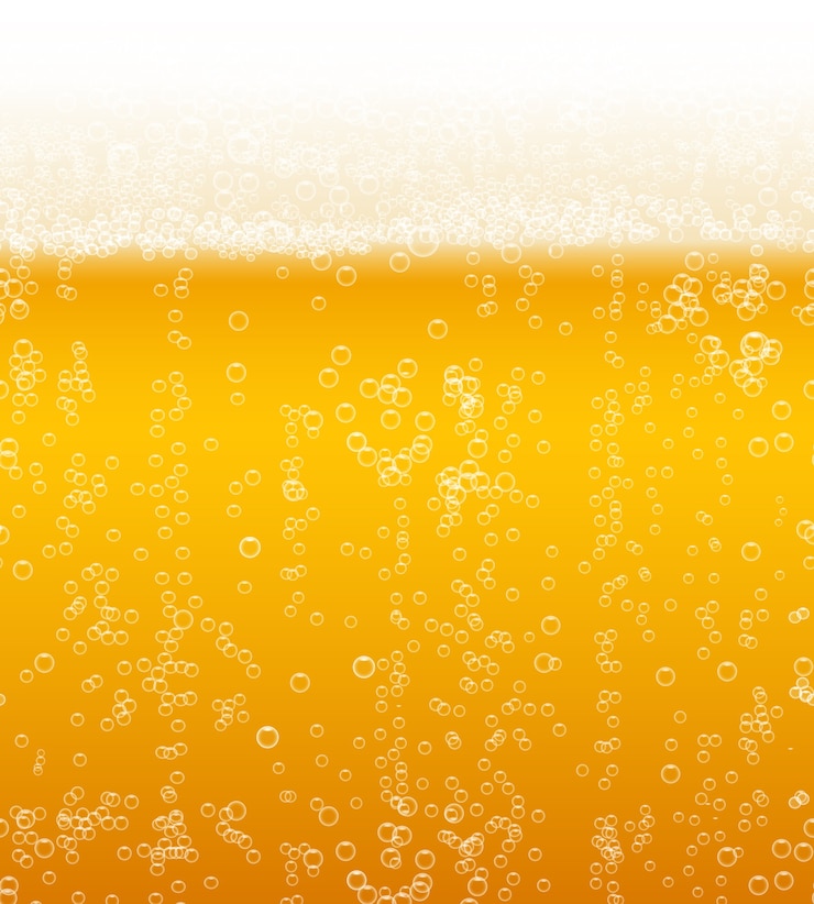 Ilmainen Vektori  beer foam background horizontally seamless pattern