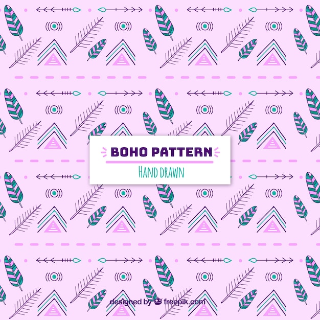 Boho-kuvio hippityylillä