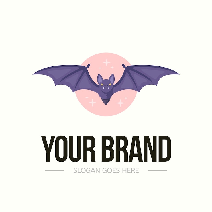 Ilmainen Vektori branding bat logo template