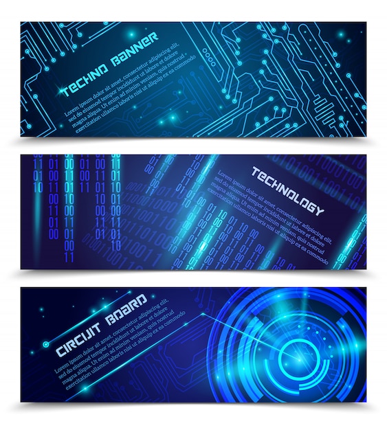 circuit banner set