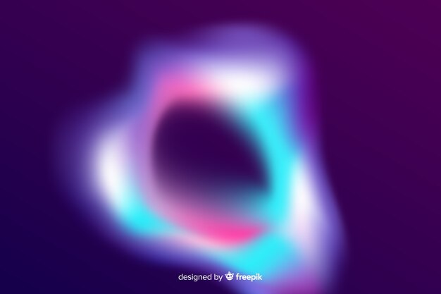 circular northern lights background