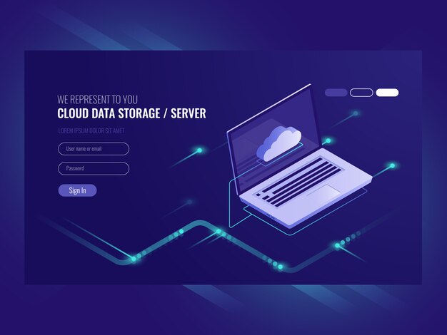 Cloud data storage, remote data access, backup copy services