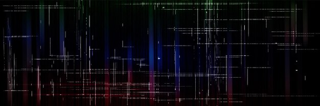 Computer screen glitch effect