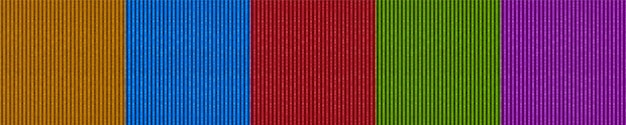 Corduroy fabric texture seamless vector pattern