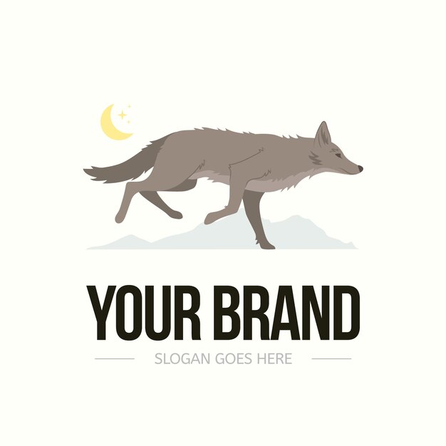 Coyote-brändäyksen logomallipohja