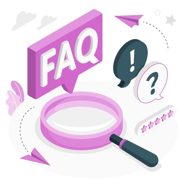 faqs concept illustration