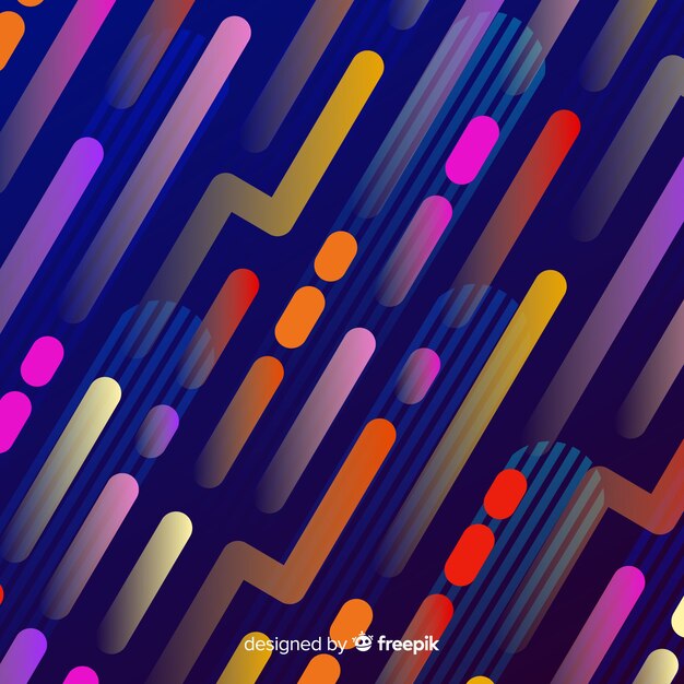 flat abstract gradient dynamic background