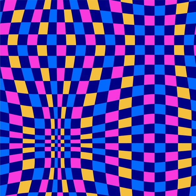 flat design checkerboard pattern design